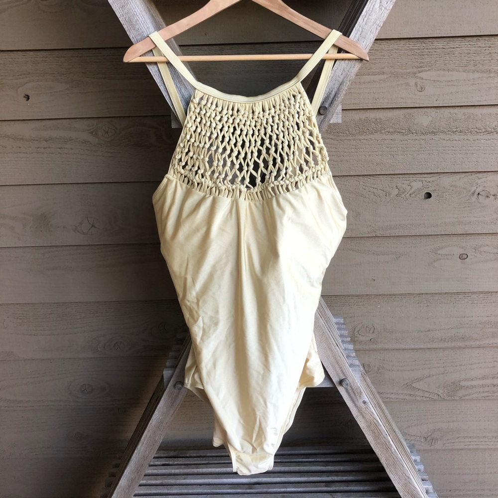 Plus Size Golden Boho Swimsuit, New with Tag NWT